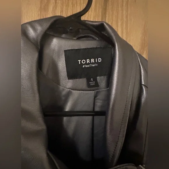 Torrid late grey moto jacket - Picture 3 of 3